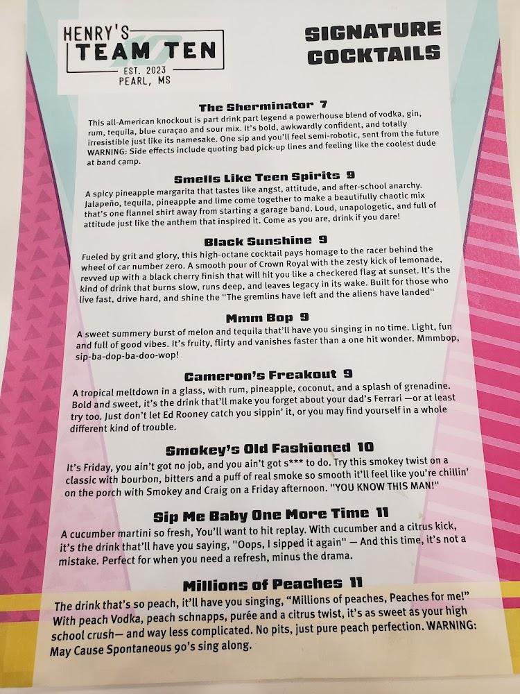 Team Ten Menu image 2